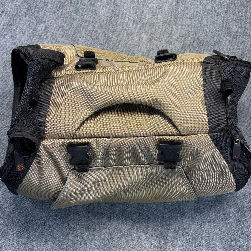 Petego Jet Set Forma Frame Medium Pet Carrier Airline Approved Tan Backpack